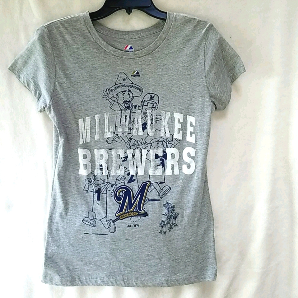 Majestic Milwaukee Brewers Sausage Race tee!